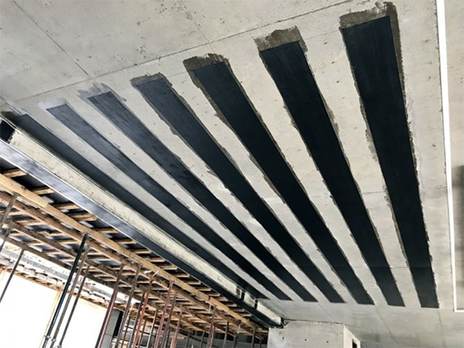 Усиление бетонных  конструкций